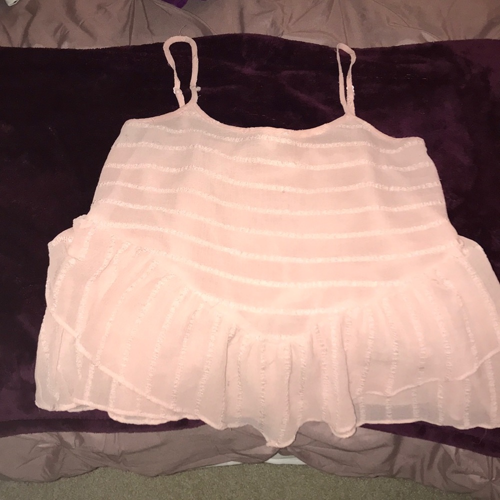 Blush pink blouse